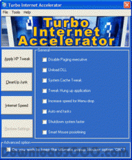 Turbo Internet Accelerator screenshot